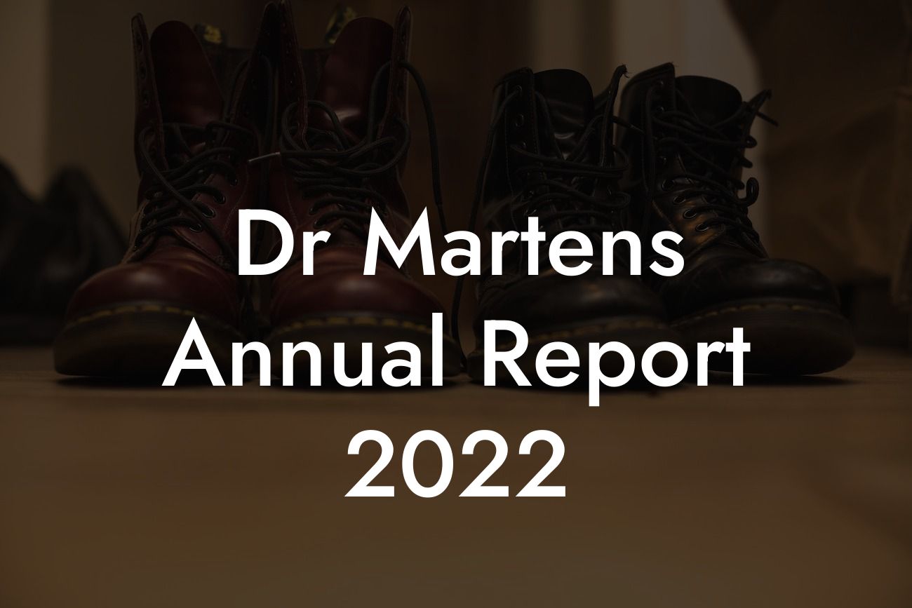 Dr Martens Annual Report 2022