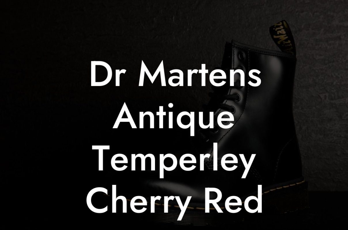 Dr Martens Antique Temperley Cherry Red