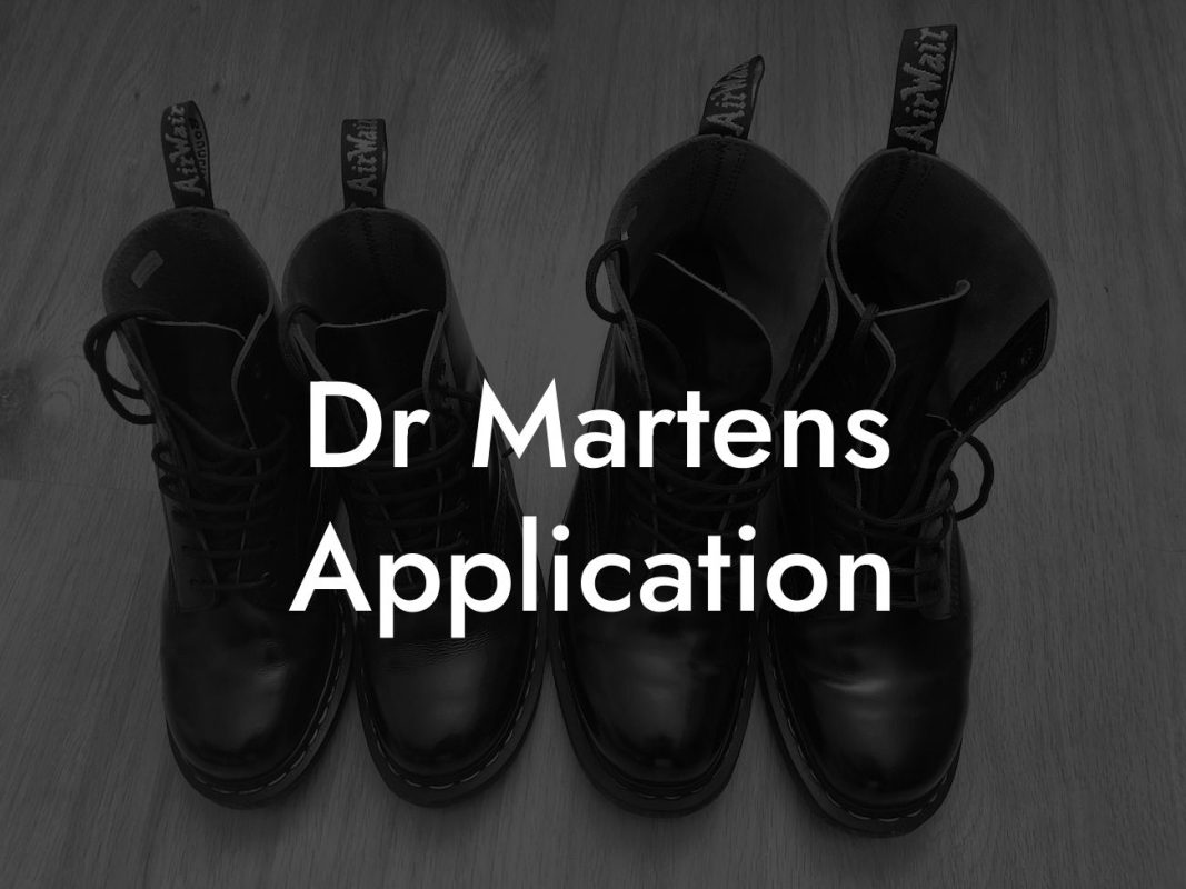 Dr Martens Application