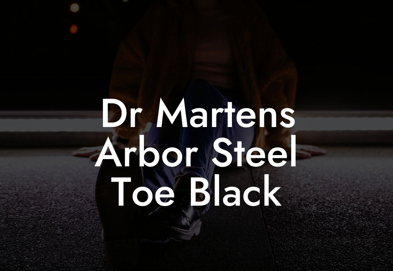 Dr Martens Arbor Steel Toe Black