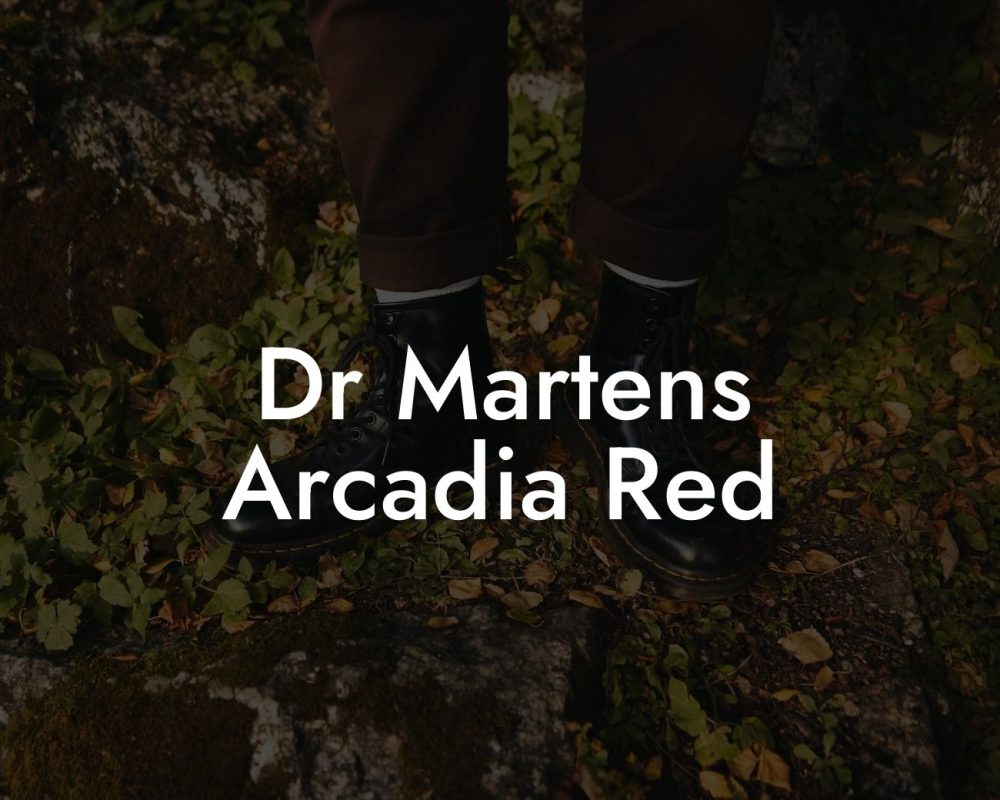 Dr Martens Arcadia Red