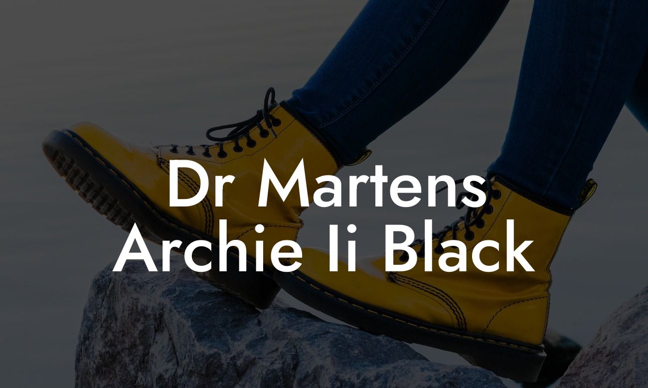 Dr Martens Archie Ii Black