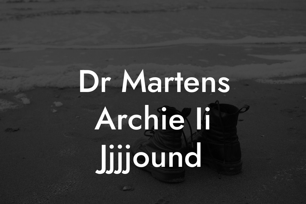 Dr Martens Archie Ii Jjjjound