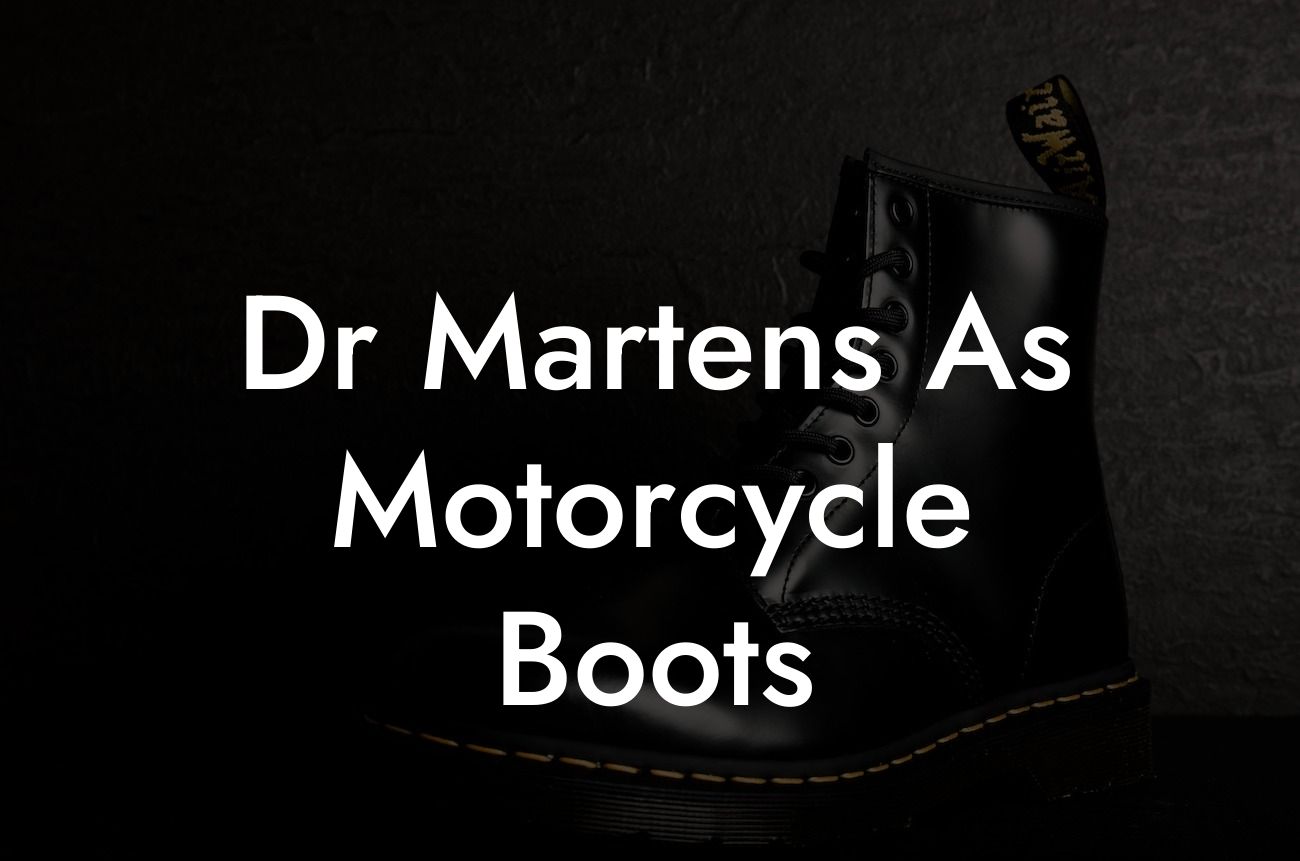 Dr Martens As Motorcycle Boots