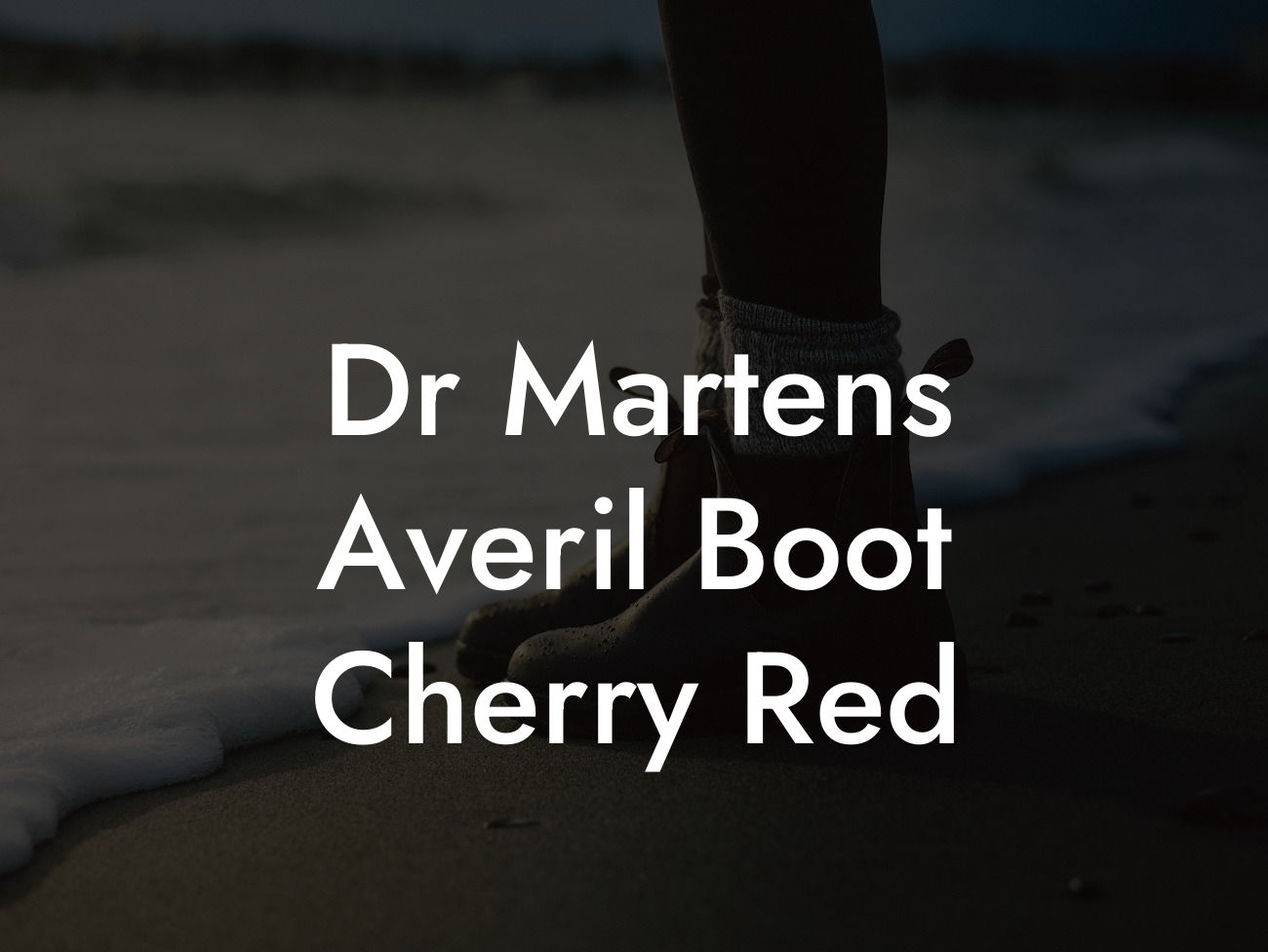 Dr Martens Averil Boot Cherry Red