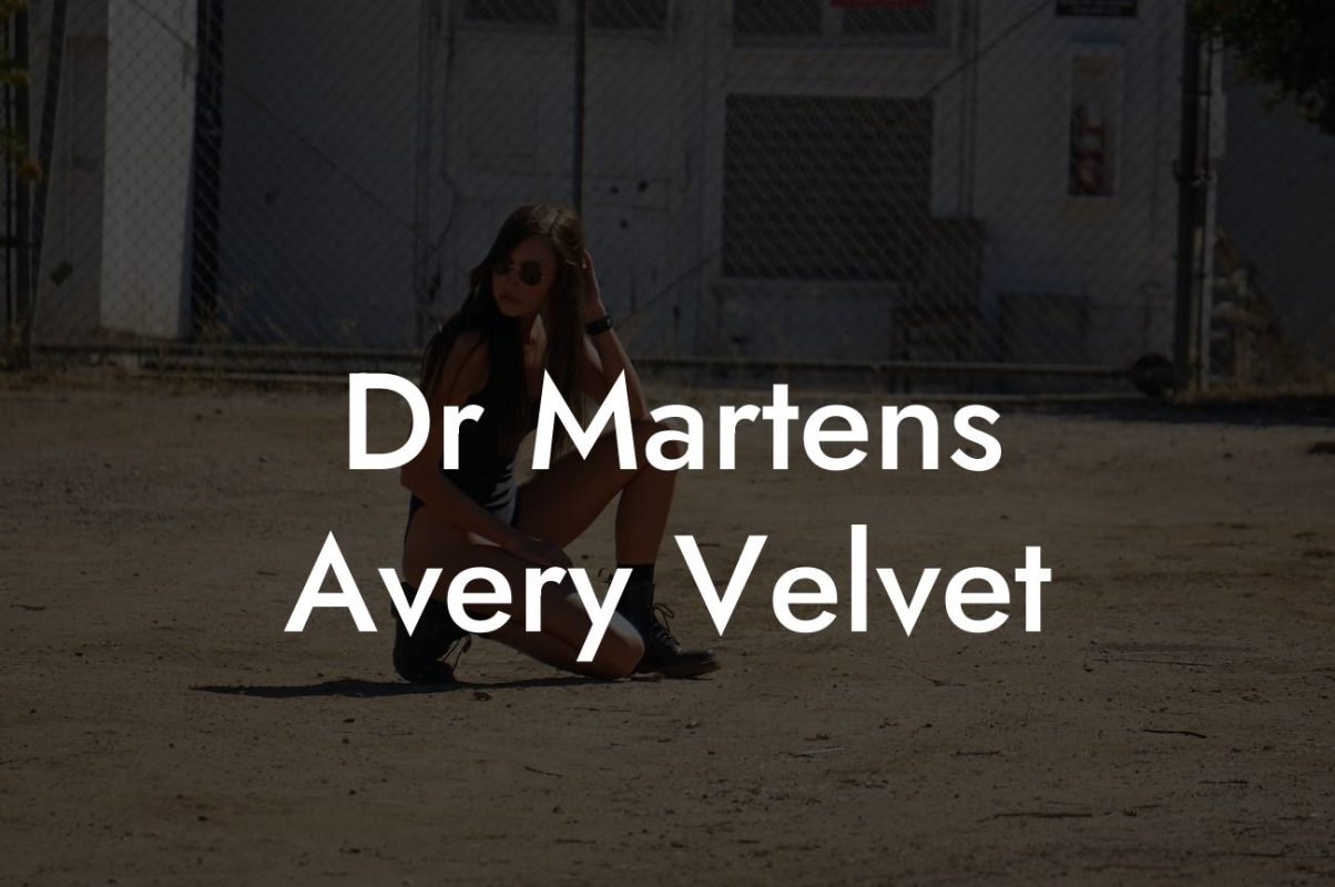 Dr Martens Avery Velvet