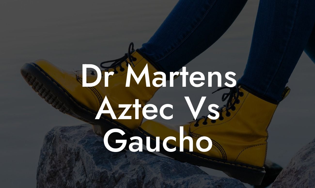 Dr Martens Aztec Vs Gaucho