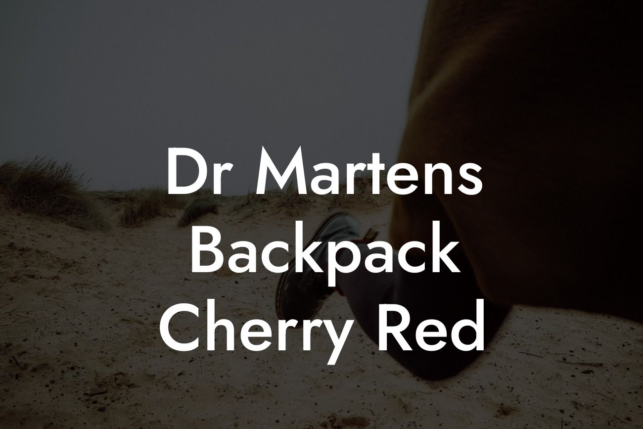 Dr Martens Backpack Cherry Red