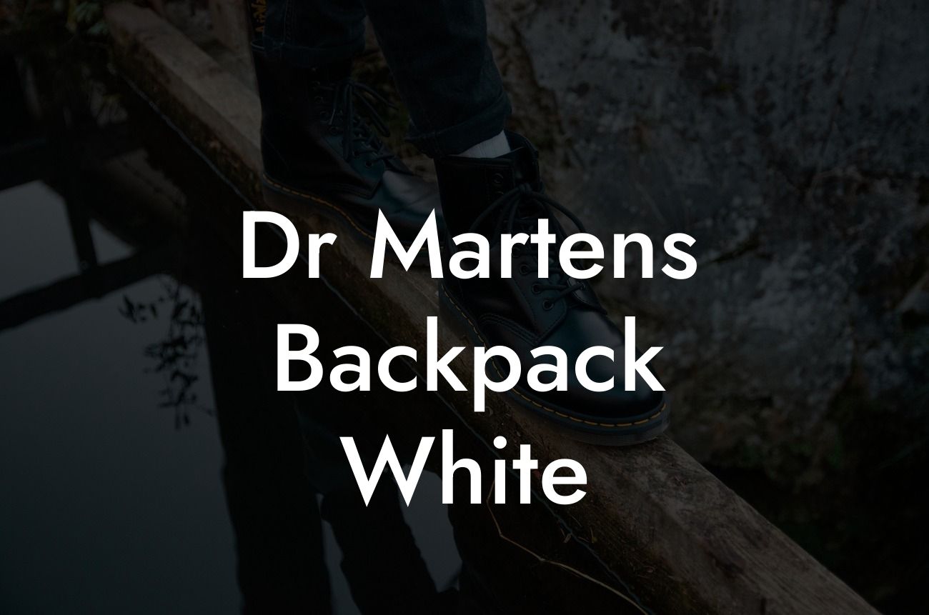 Dr Martens Backpack White