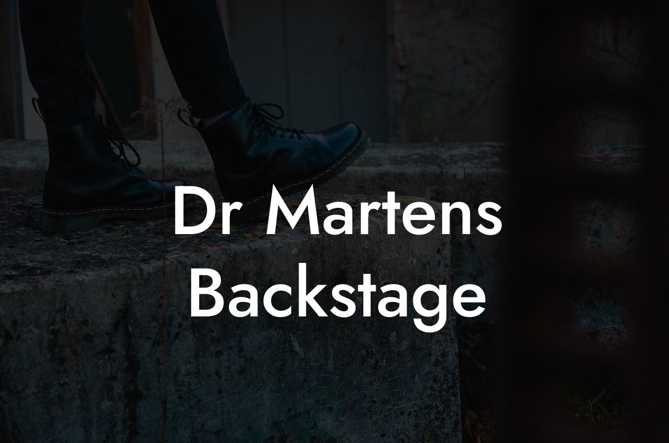 Dr Martens Backstage