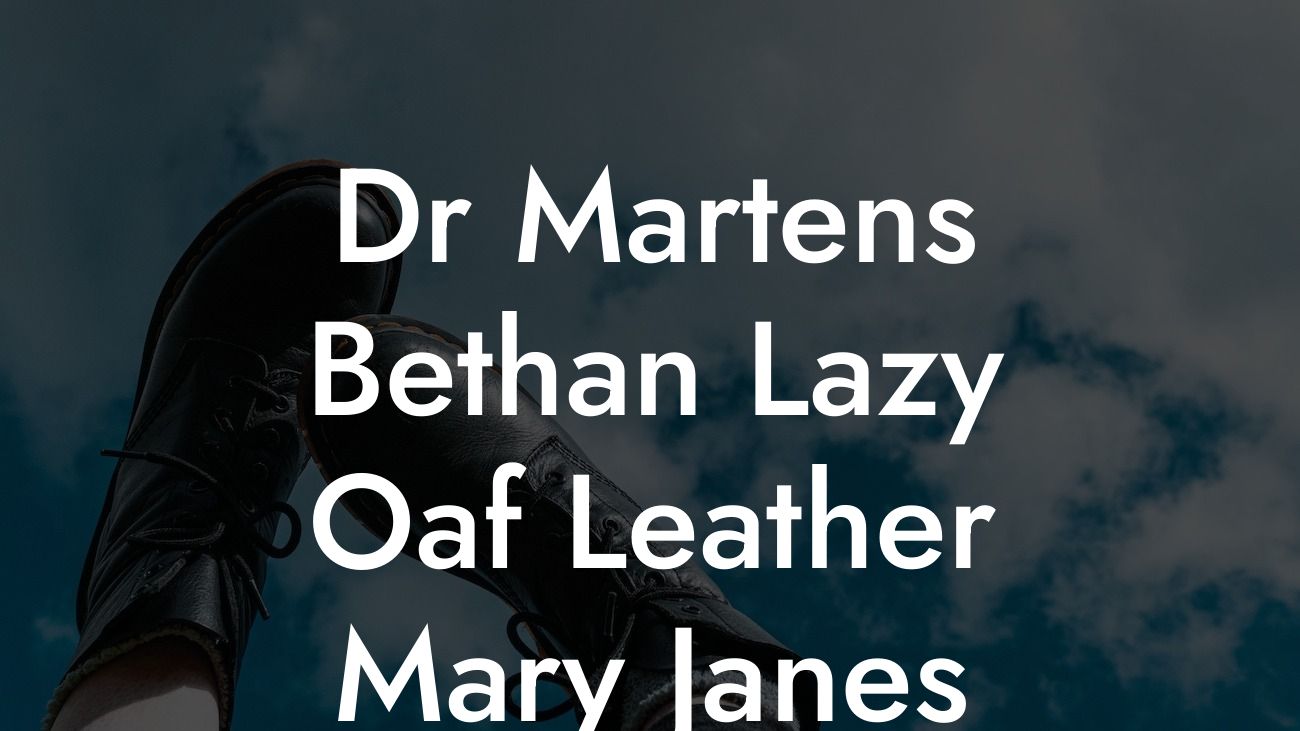 Dr Martens Bethan Lazy Oaf Leather Mary Janes