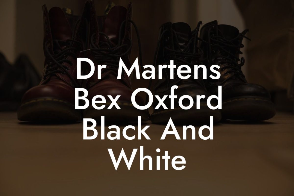 Dr Martens Bex Oxford Black And White