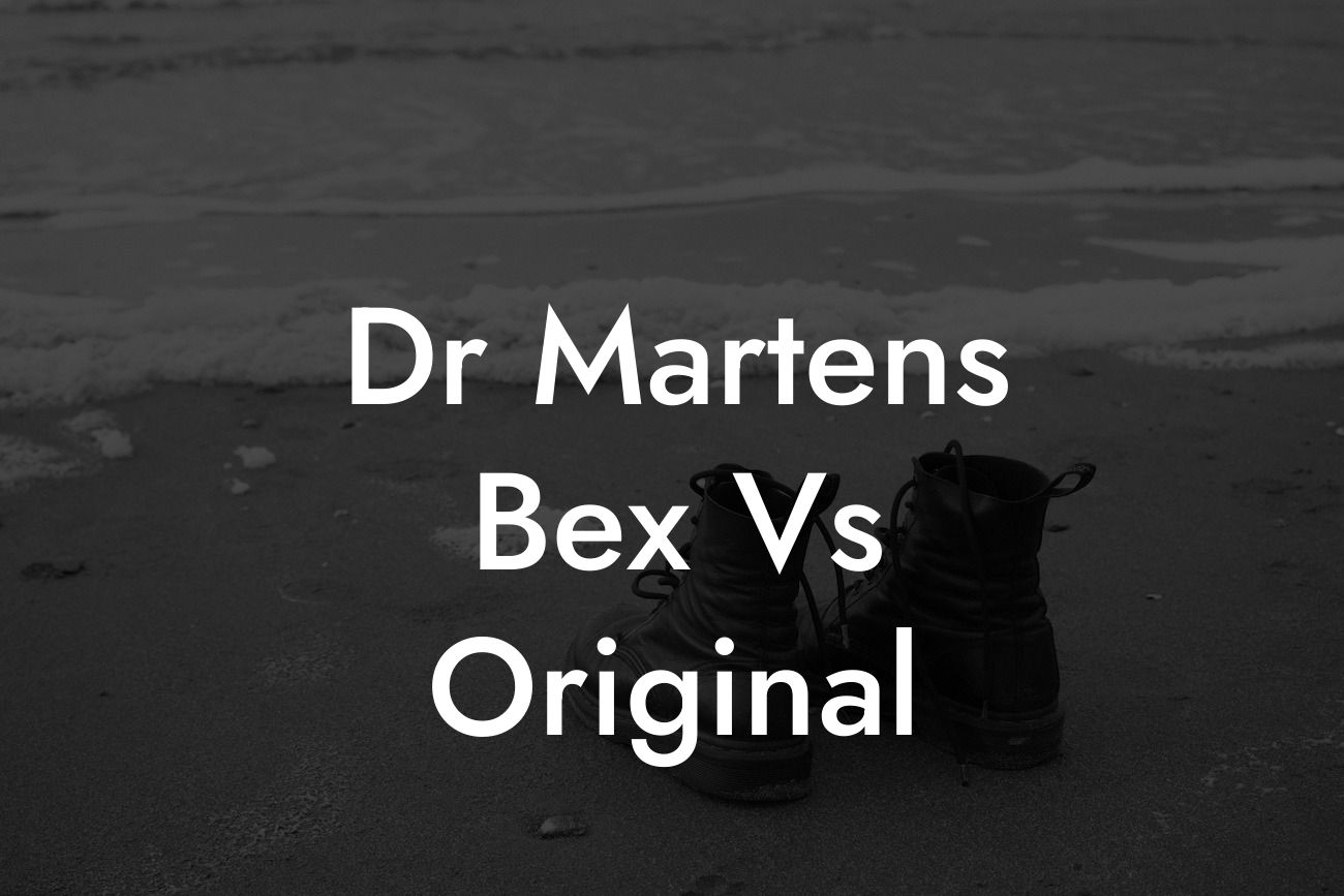 Dr Martens Bex Vs Original