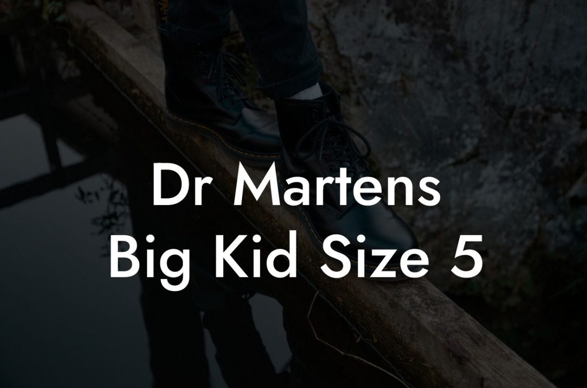 Dr Martens Big Kid Size 5