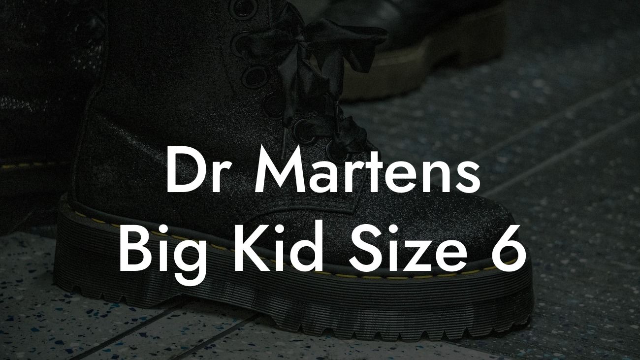 Dr Martens Big Kid Size 6