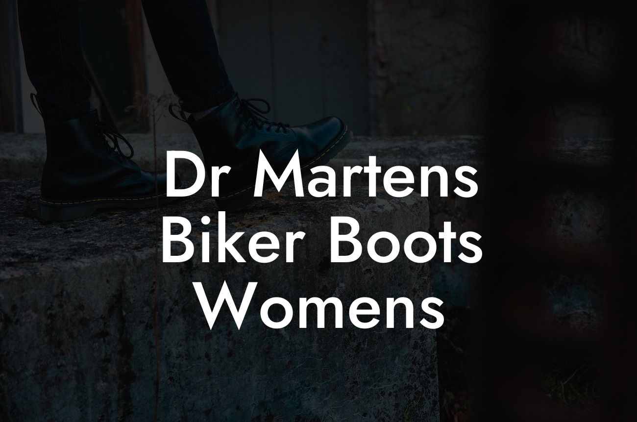 Dr Martens Biker Boots Womens