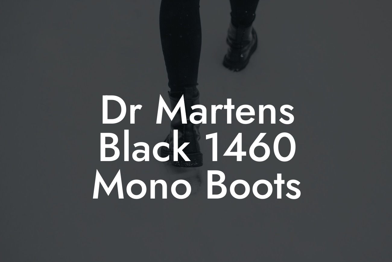 Dr Martens Black 1460 Mono Boots