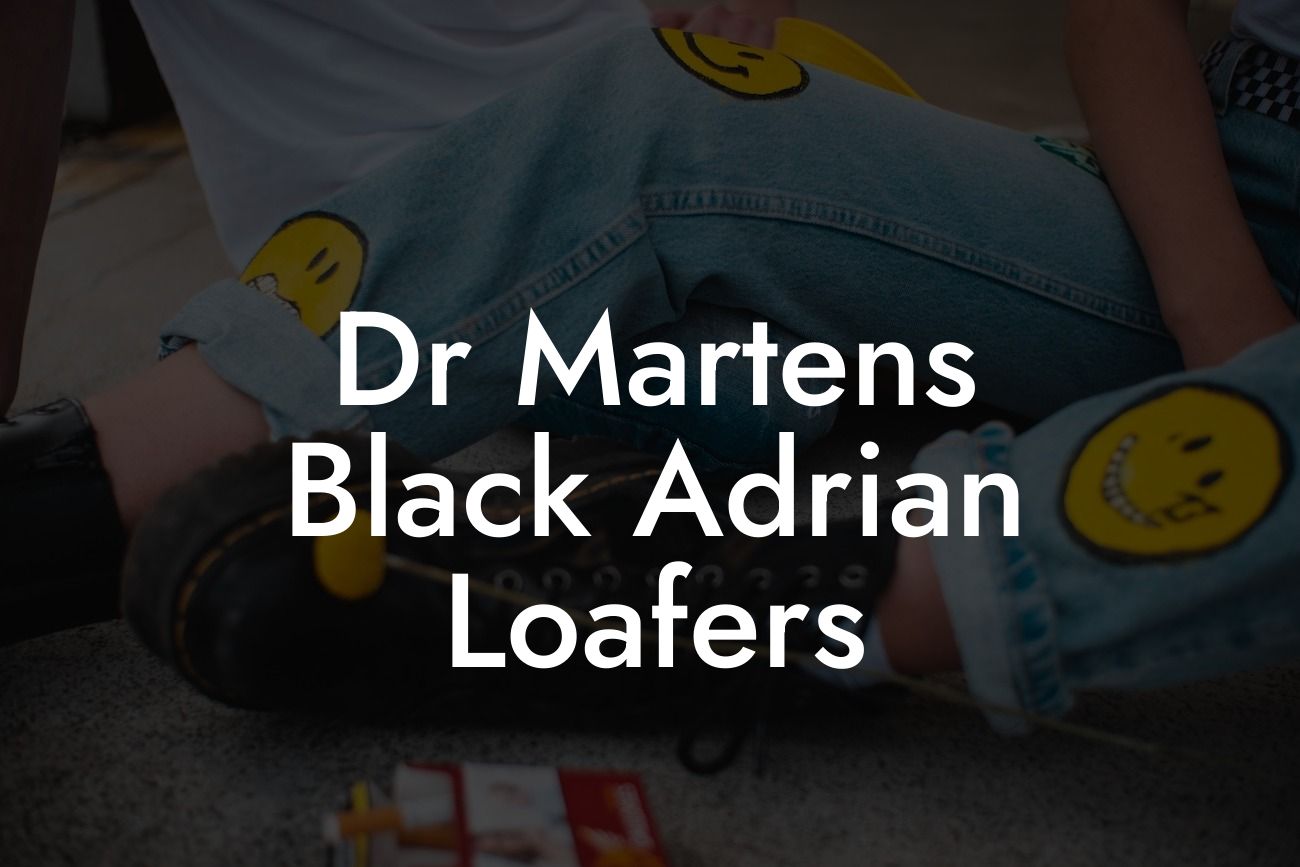 Dr Martens Black Adrian Loafers