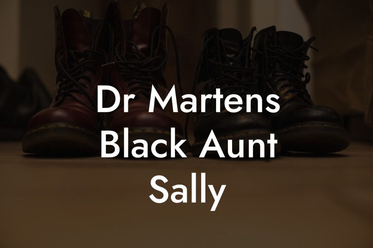 Dr Martens Black Aunt Sally