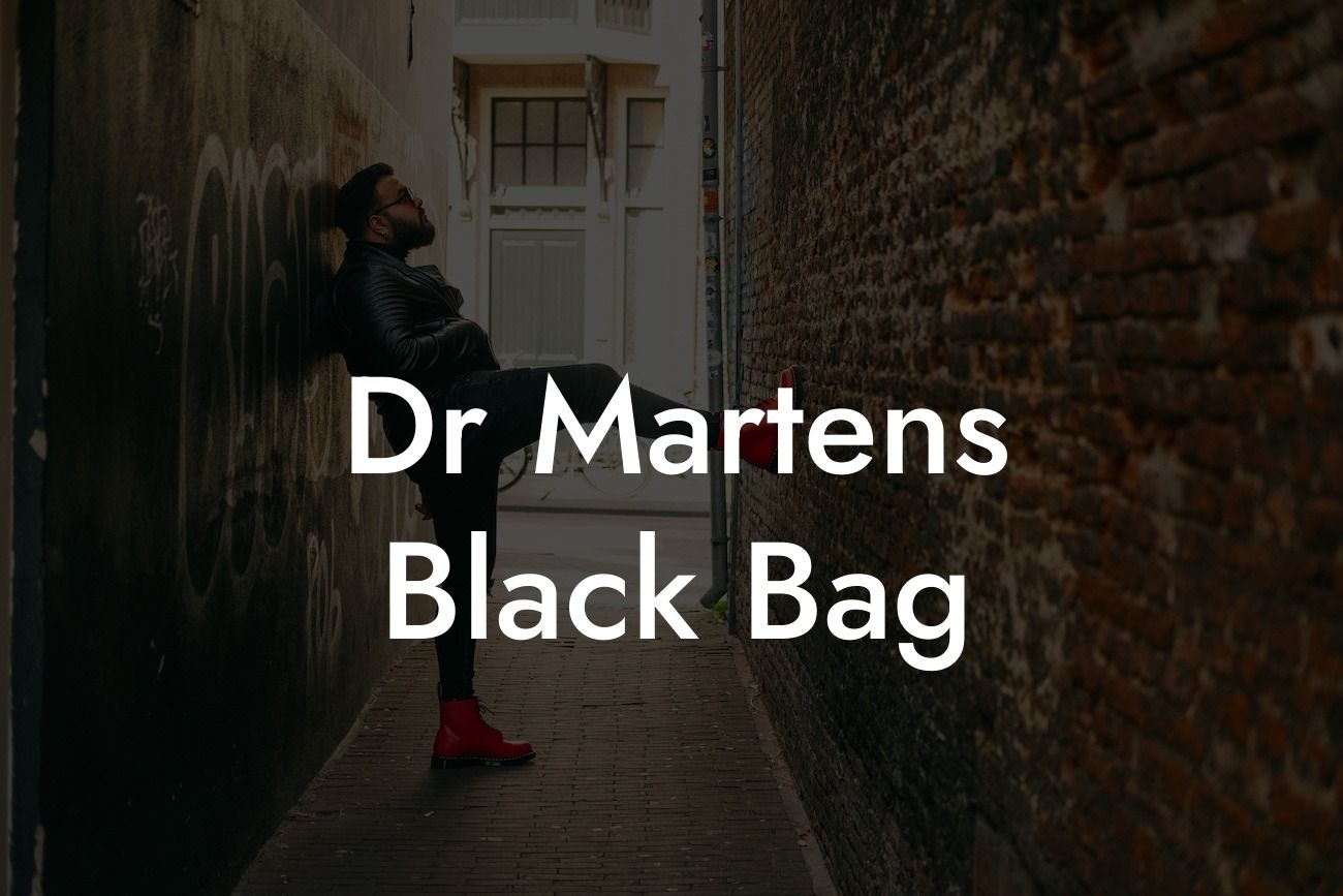 Dr Martens Black Bag