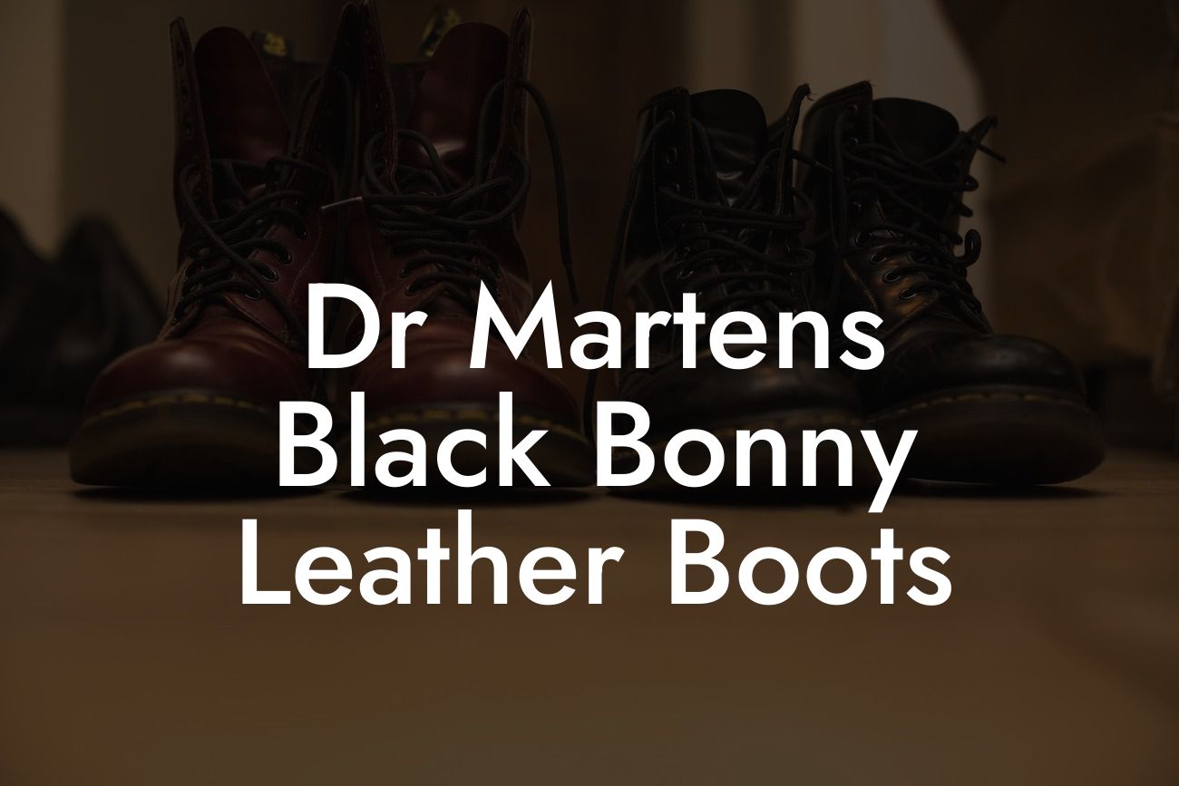 Dr Martens Black Bonny Leather Boots