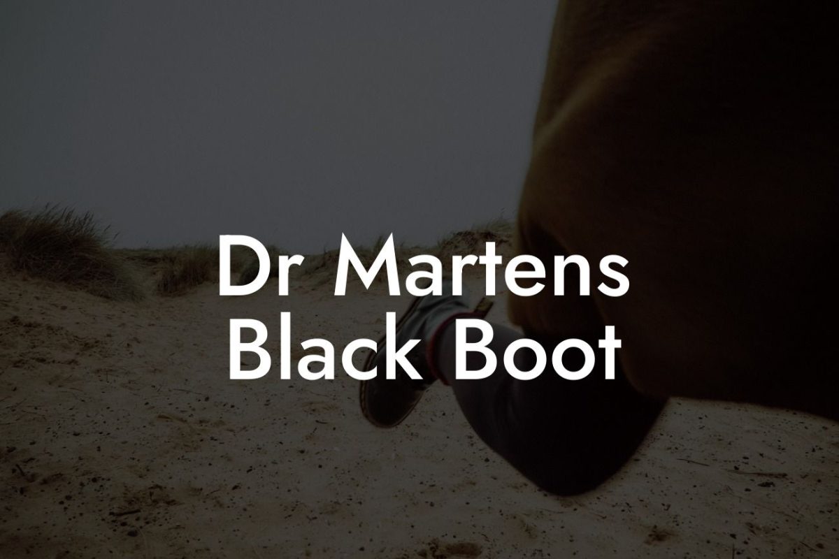 Dr Martens Black Boot