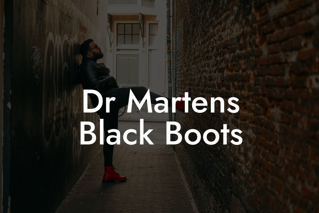 Dr Martens Black Boots