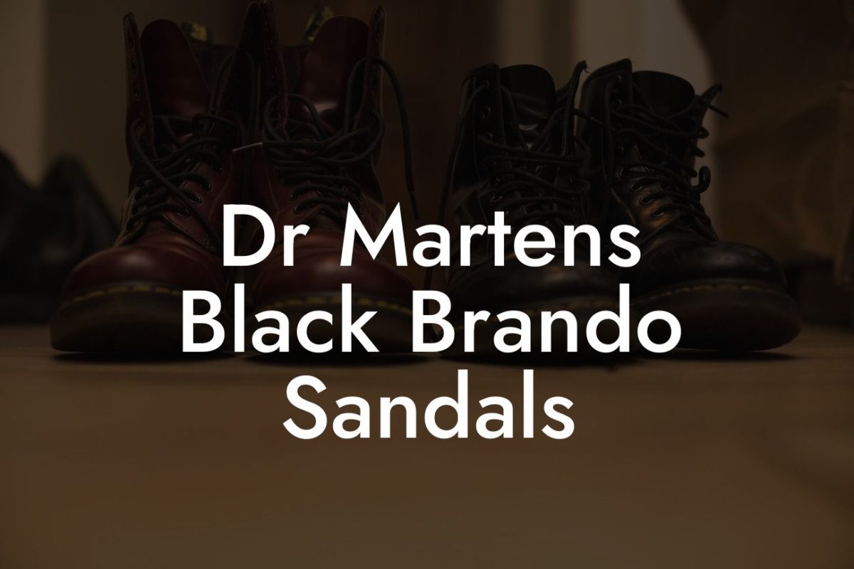 Dr Martens Black Brando Sandals