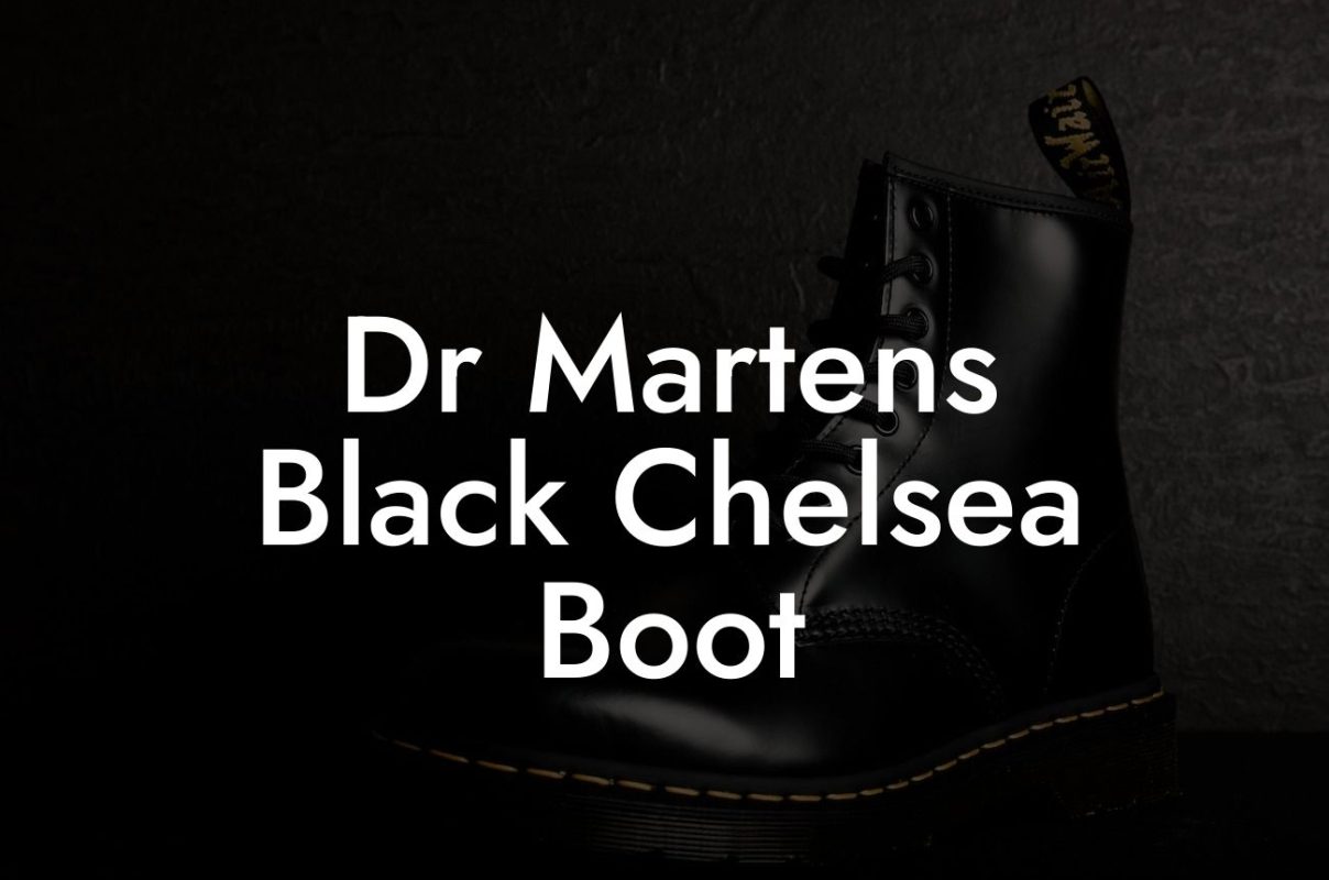 Dr Martens Black Chelsea Boot