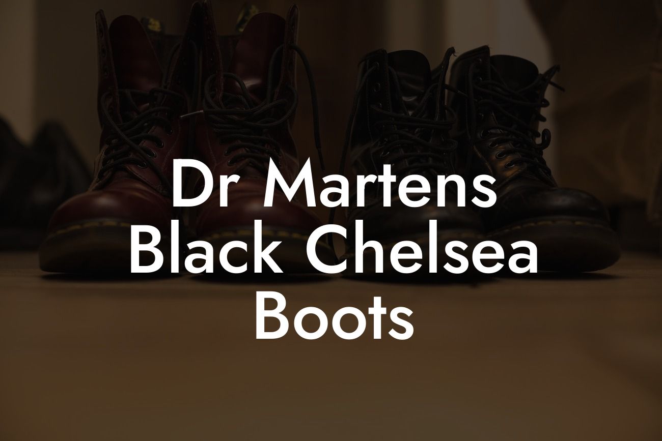 Dr Martens Black Chelsea Boots