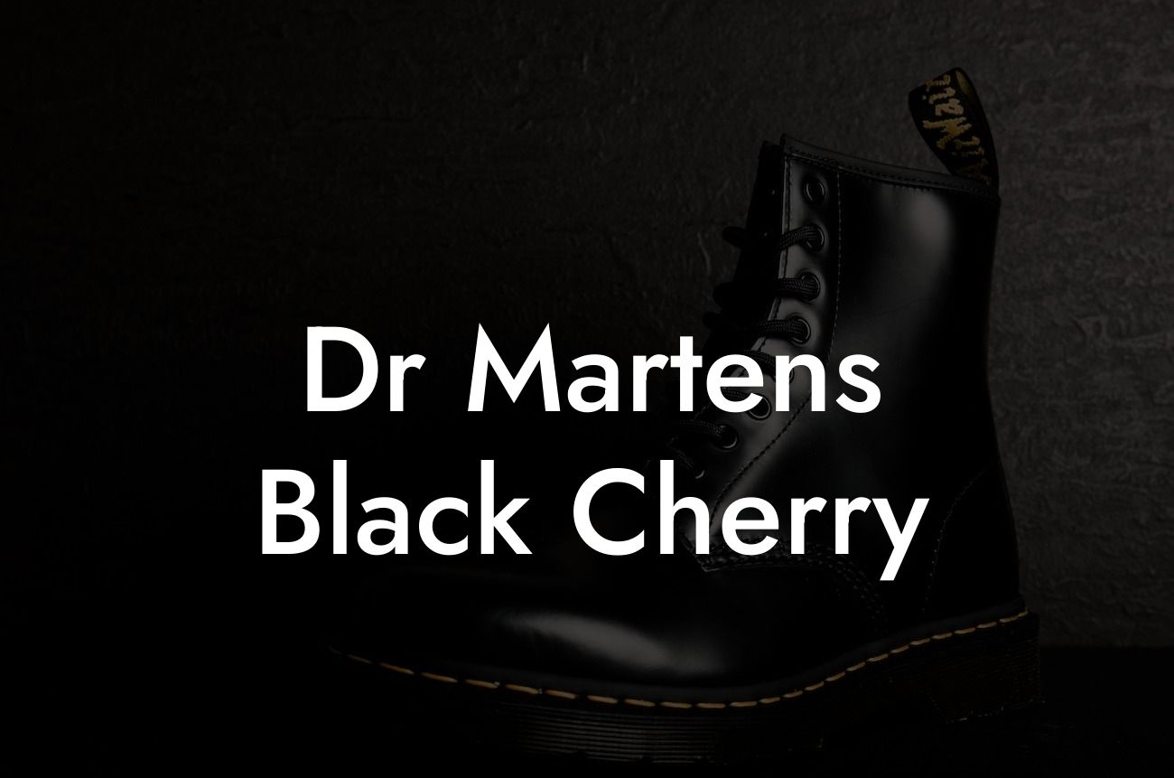 Dr Martens Black Cherry