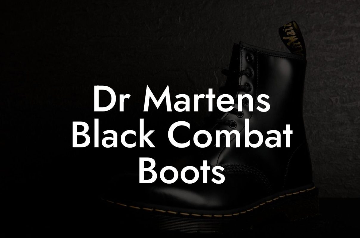 Dr Martens Black Combat Boots