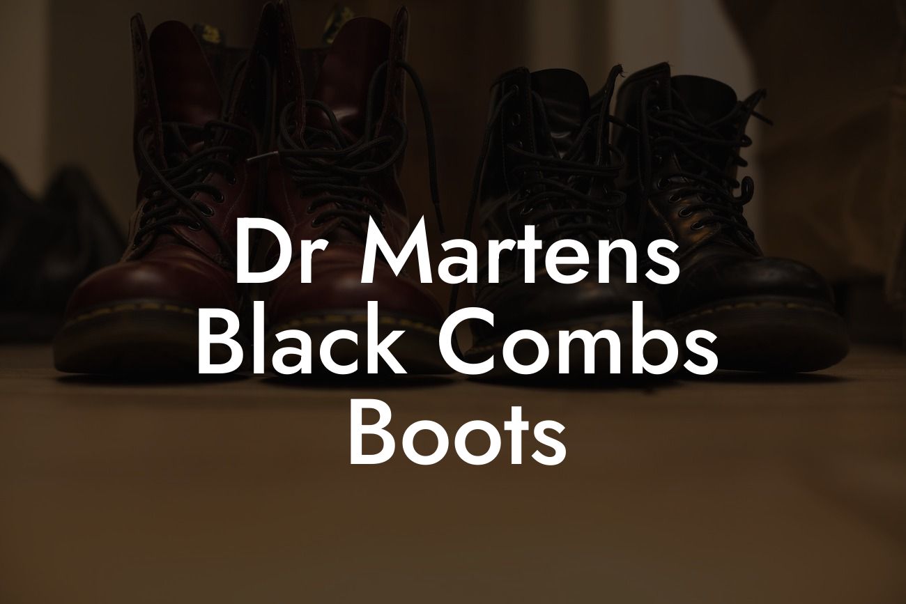 Dr Martens Black Combs Boots