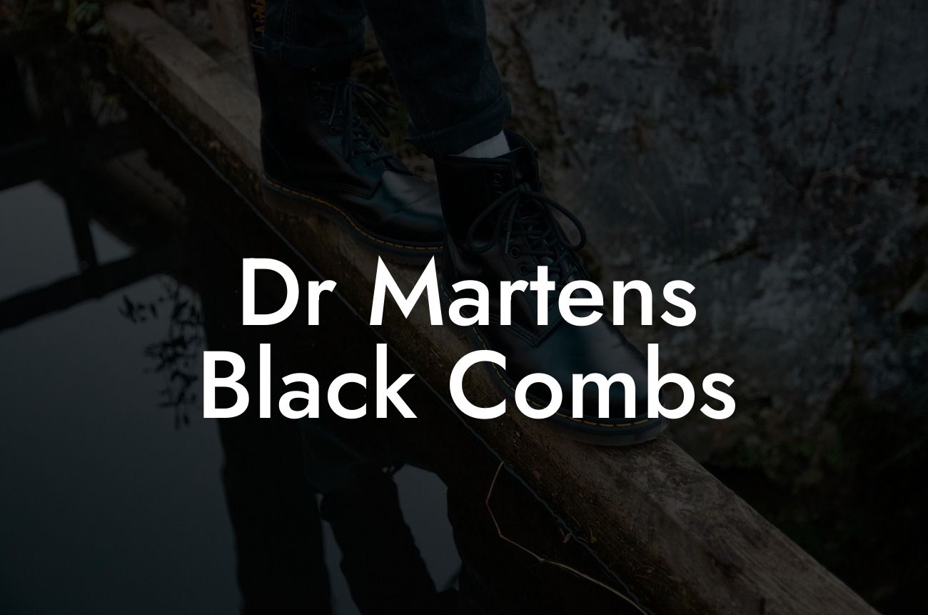 Dr Martens Black Combs