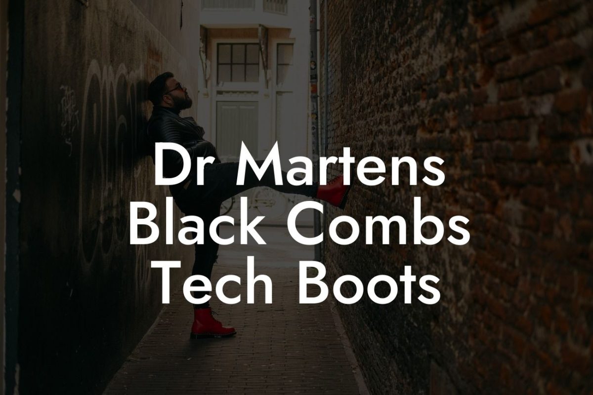 Dr Martens Black Combs Tech Boots