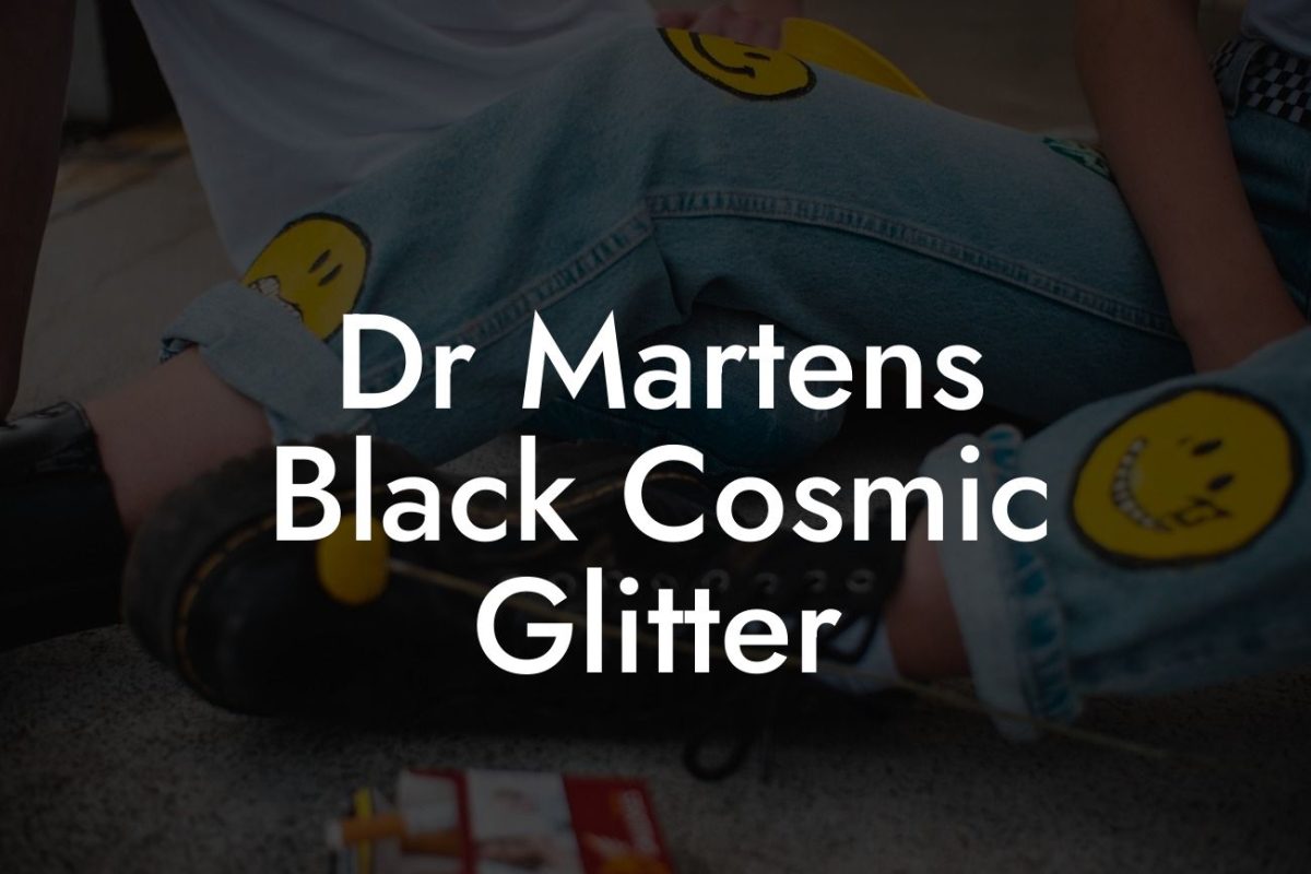 Dr Martens Black Cosmic Glitter