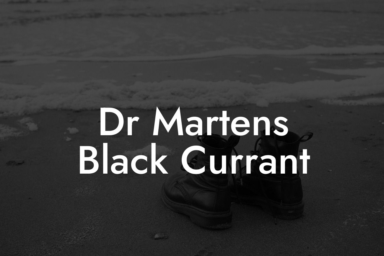 Dr Martens Black Currant