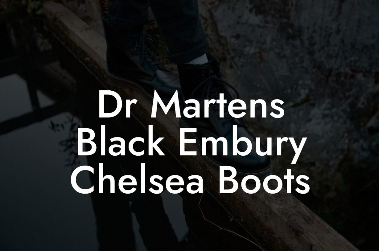 Dr Martens Black Embury Chelsea Boots