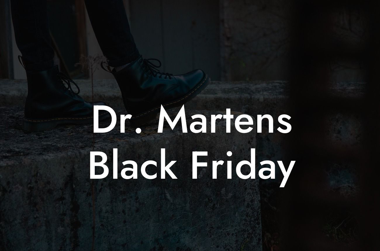 Dr Martens Black Friday