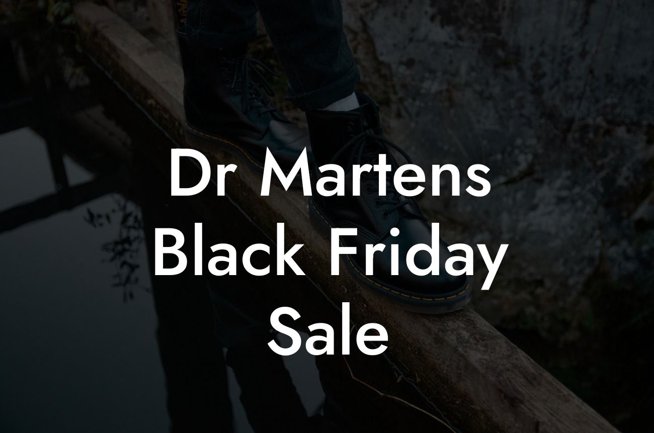 Dr Martens Black Friday Sale