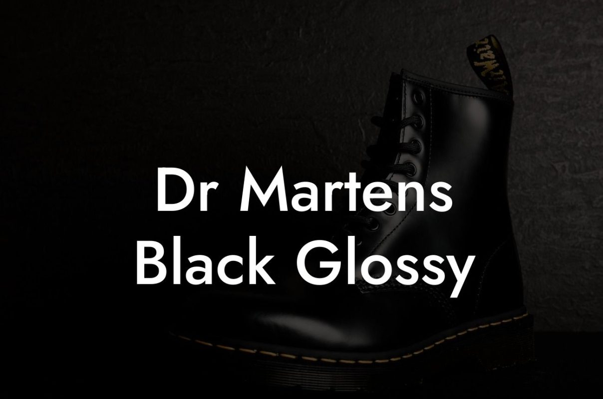 Dr Martens Black Glossy