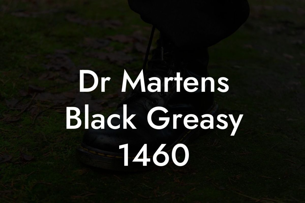 Dr Martens Black Greasy 1460