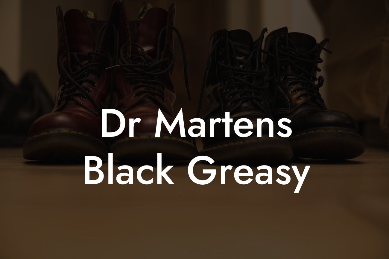 Dr Martens Black Greasy