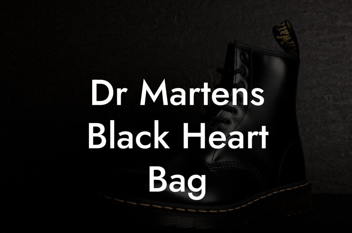 Dr Martens Black Heart Bag