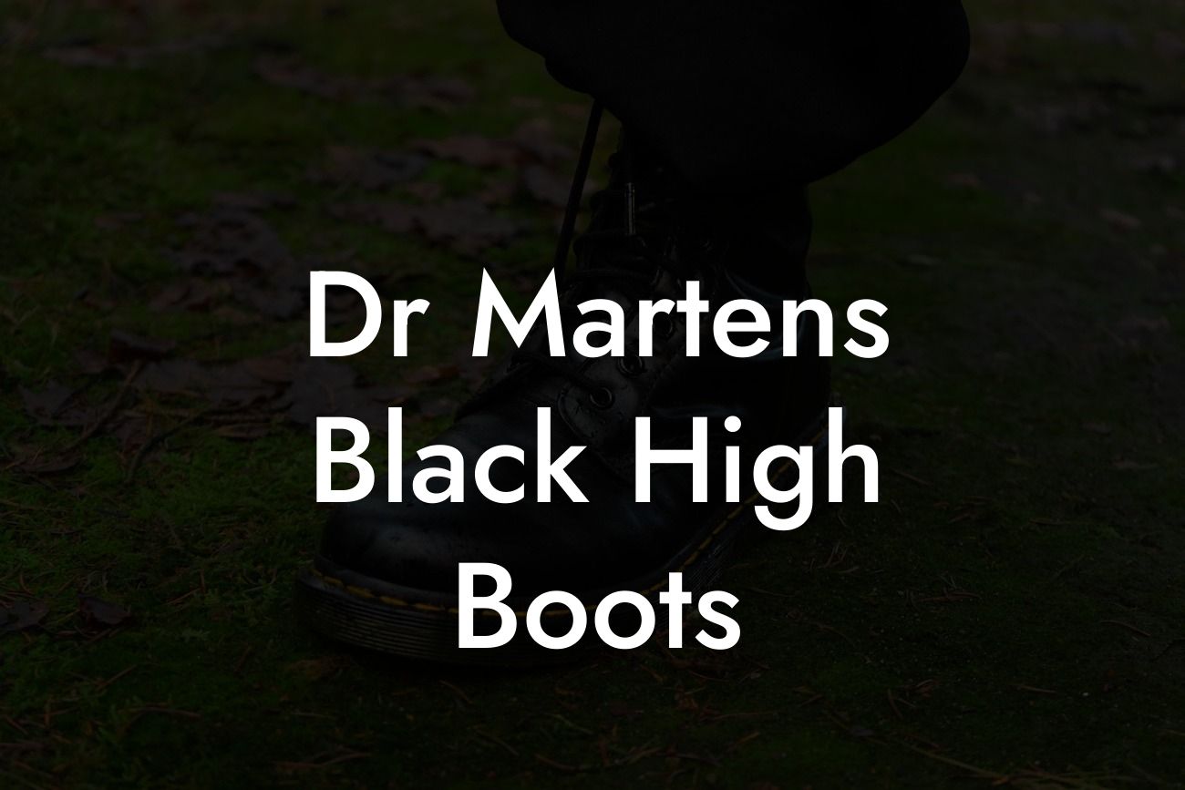 Dr Martens Black High Boots