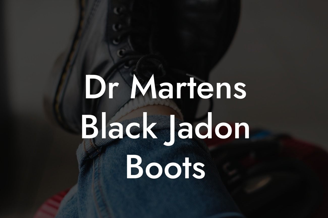 Dr Martens Black Jadon Boots