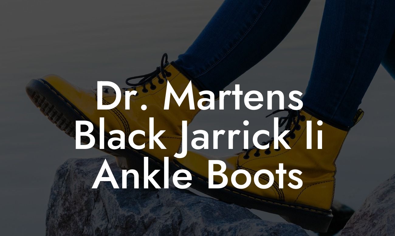 Dr. Martens Black Jarrick Ii Ankle Boots