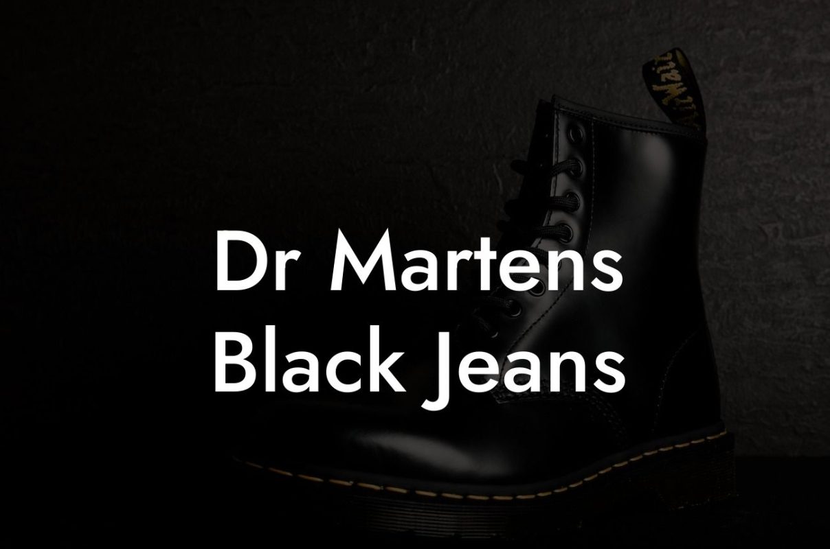 Dr Martens Black Jeans