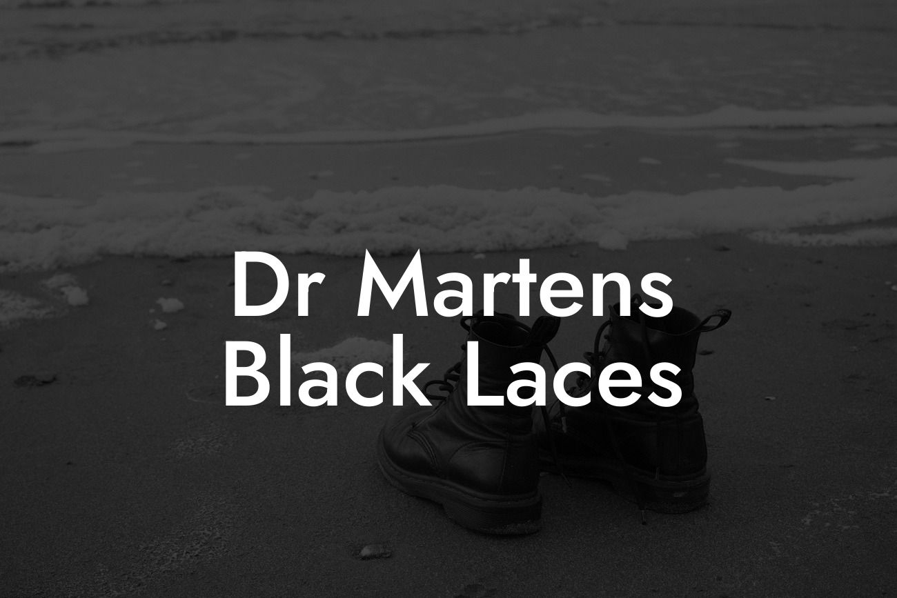 Dr Martens Black Laces