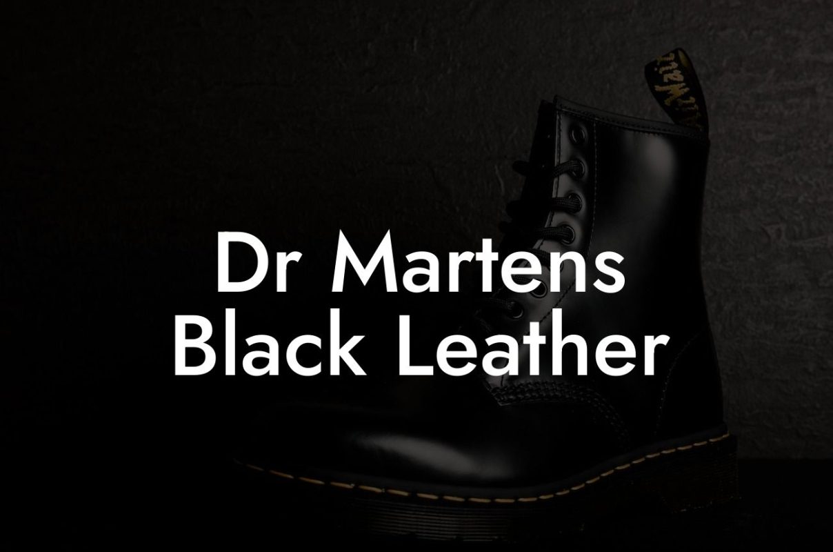 Dr Martens Black Leather